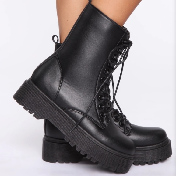 combat boots fashion nova
